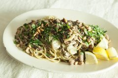 オイルサーディンのパスタ