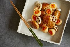 鶏つくねと煮卵