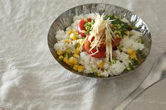 とうもろこしのライスサラダ