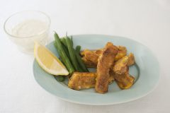 カジキのスパイシーピカタ ミントマヨネーズ添え