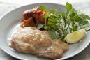 豚肉のモッツァレラサンドソテー　ラタトゥイユ添え