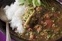 豚挽肉のパクチーカレー