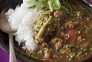 豚挽肉のパクチーカレー