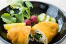 ハーブバター入りチキンカツレツ