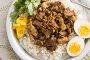 ルーローファン（豚肉の煮込み丼）