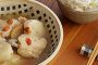 長芋と鶏肉の薬膳スープと松の実ショウガご飯