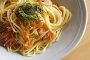 焼きエビのパスタ