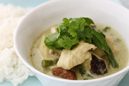 夏野菜のグリーンカレー＆ジャスミンライス