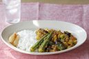 夏野菜のキーマカレー
