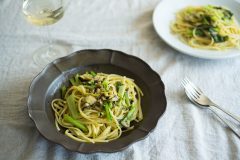 ふきのとうとレモンのパスタ
