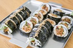 豚肉とコチュジャンの炒めキンパ