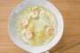 冬瓜とエビ、コーンのにゅうめん
