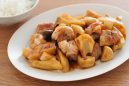 鶏肉とレンコンのオイスター炒め