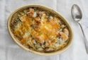 鶏とねぎのポルチーニグラタン
